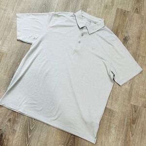 Callaway Polo Men's XXL Opti-Dri Grey Textured Short Sleeve Golf Polo Shirt